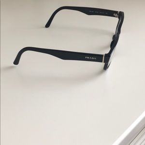 Prada Black rectangular framed glasses